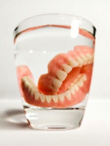 overnight care for your dentures